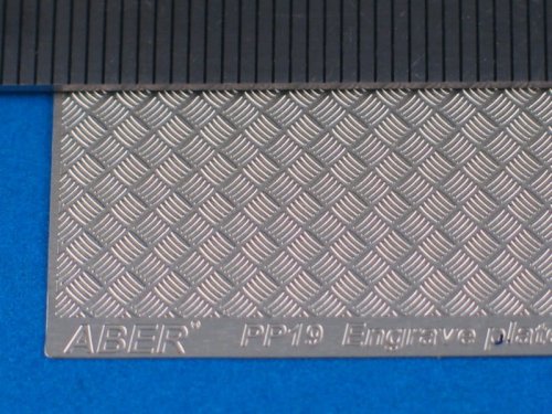 Przejdź do produktu ABER PP19  - 1:24 Engrave plate (140 x 77 mm) - modern type 5x5 strap (1:24/25 scale)