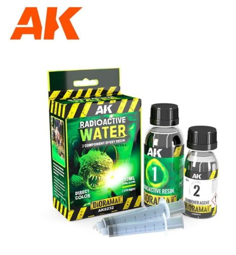 Przejdź do produktu AK Interactive 8232 - Resin Radioactive Water dwuskładnikowa żywica epoksydowa 180 ml