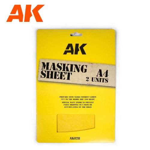 Przejdź do produktu AK Interactive 8211 - Arkusze do maskowania A4 2 szt