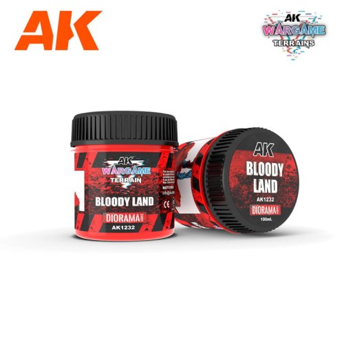 Przejdź do produktu AK Interactive 1232 - Wargame Terrain Bloody Land 100 ml masa do dioram