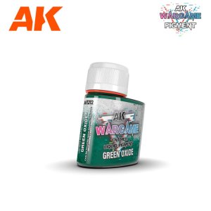 AK Interactive 1212 - Wargame Liquid Pigment Green Oxide 35 ml