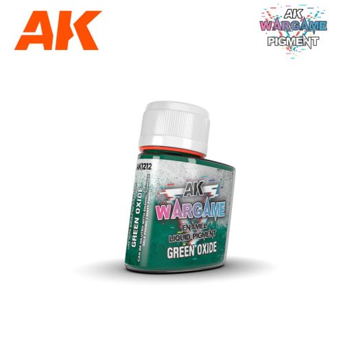 Przejdź do produktu AK Interactive 1212 - Wargame Liquid Pigment Green Oxide 35 ml