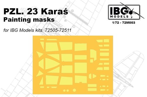 Przejdź do produktu IBG 72M003 - 1:72 PZL.23 Karaś Painting Masks