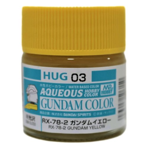 Przejdź do produktu Mr.Hobby HUG03 - Farba akrylowa RX-78-02 Gundam Yellow 10 ml