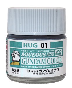 Mr.Hobby HUG01 - Farba akrylowa RX-78-02 Gundam White 10 ml