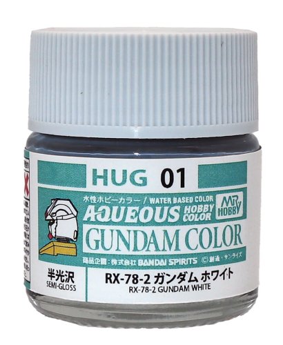 Przejdź do produktu Mr.Hobby HUG01 - Farba akrylowa RX-78-02 Gundam White 10 ml