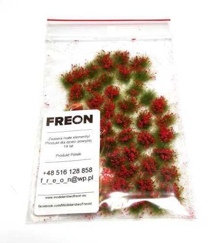Przejdź do produktu Freon KW57C - Kępy kwiatów czerwone 5-7 mm