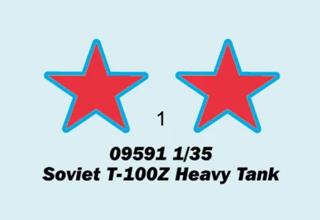 Trumpeter-09591-Soviet T-100Z-Heavy-Tank (3).jpg