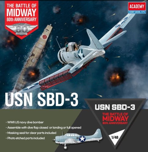 Przejdź do produktu Academy 12345 - 1:48 USN SBD-3