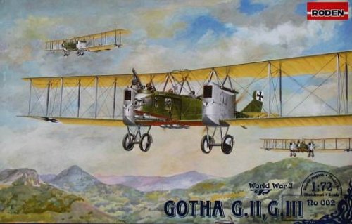 Przejdź do produktu RODEN 002 - 1:72 Gotha G2 , G3