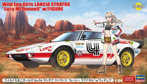 Przejdź do produktu Hasegawa SP528 52328 - 1:24 Wild Egg Girls Lancia Stratos Lucy McDonnell w/Figure