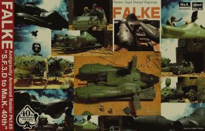 Hasegawa 64125 - 1:20 Falke Antigravity Armored Raider Pkf.85 S.F.3.D to Ma.K 40th