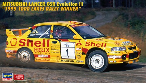 Przejdź do produktu Hasegawa 20560 - 1:24 Mitsubishi Lancer GSR Evolution III 1995 1000 Lakes Rally Winner