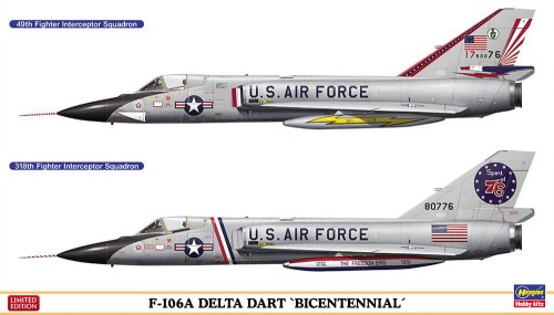 Przejdź do produktu Hasegawa 02402 - 1:72 F-106A Delta Dart Bicentennial