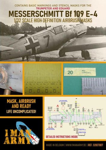 Przejdź do produktu 1 Man Army 32DET007 - 1:32 Messerschmitt BF 109 E-4