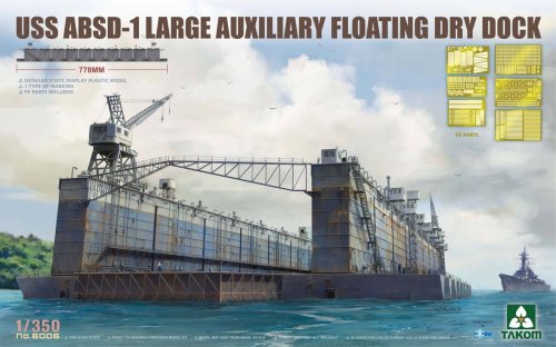 Przejdź do produktu Takom 6006 - 1:350 USS ABSD-1 Large Auxiliary Floating Dry Dock