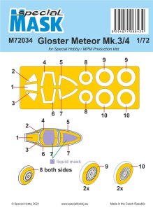 Special Hobby M72034 - 1:72 Gloster Meteor Mk.3/4