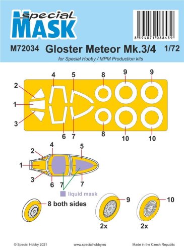 Przejdź do produktu Special Hobby M72034 - 1:72 Gloster Meteor Mk.3/4