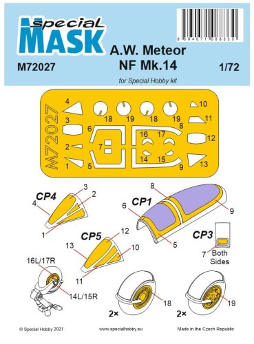 Przejdź do produktu Special Hobby M72027 - 1:72 A.W. Meteor NF Mk.14