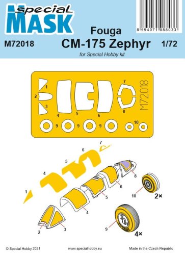 Przejdź do produktu Special Hobby M72018 - 1:72 Fouga CM-175 Zephyr
