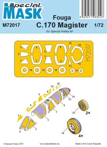 Przejdź do produktu Special Hobby M72017 - 1:72 Fouga C.170 Magister