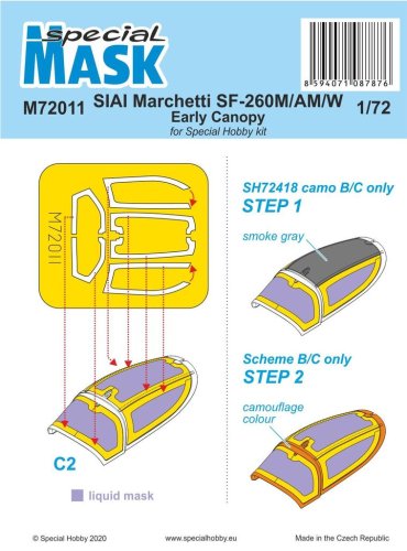 Przejdź do produktu Special Hobby M72011 - 1:72 SIAI Marchetti SF-260M/AM/W Early