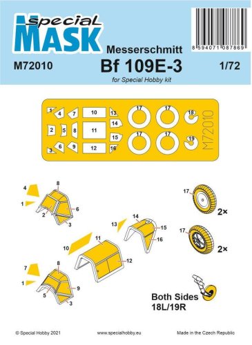 Przejdź do produktu Special Hobby M72010 - 1:72 Messerschmitt BF 109E-3