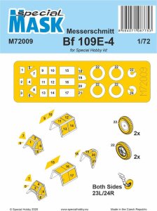 Special Hobby M72009 - 1:72 Messerschmitt BF 109E-4