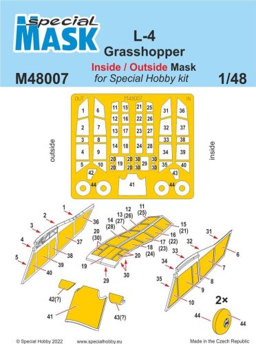 Przejdź do produktu Special Hobby M48007 - 1:48 L-4 Grasshopper Inside/Outside