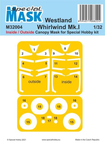 Przejdź do produktu Special Hobby M32004 - 1:32 Westland Whirlwind Mk.I Inside/Outside