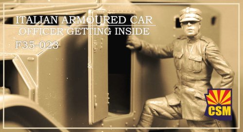 Przejdź do produktu Copper State Models CSM F35023 - 1:35 Italian Armoured Car Officer Getting Inside