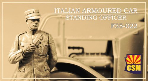 Przejdź do produktu Copper State Models CSM F35022 - 1:35 Italian Armoured Car Standing Officer