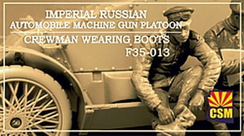 Przejdź do produktu Copper State Models CSM F35013 - 1:35 Imperial Russian Automobile Machine Gun Platoon Crewman Wearing Boots