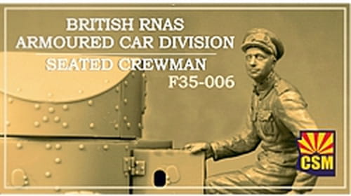 Przejdź do produktu Copper State Models CSM F35006 - 1:35 British RNAS Armoured Car Division Seated Crewman