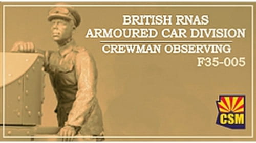 Przejdź do produktu Copper State Models CSM F35005 - 1:35 British RNAS Armoured Car Division Crewman Observing