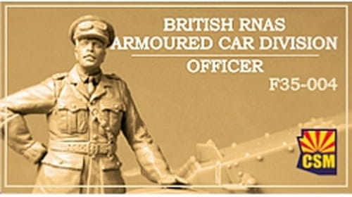Przejdź do produktu Copper State Models CSM F35004 - 1:35 British RNAS Armoured Car Division Officer