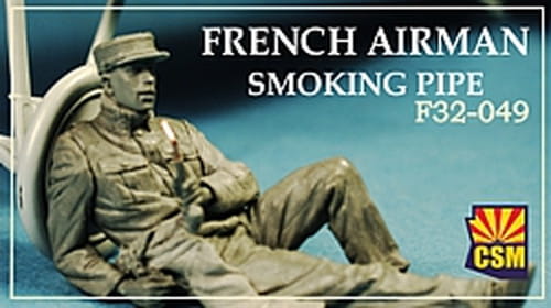 Przejdź do produktu Copper State Models CSM F32049 - 1:32 French Airman Smoking Pipe WWI Figures