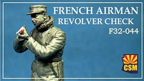 Przejdź do produktu Copper State Models CSM F32044 - 1:32 French Airman Revolver Check WWI Figures