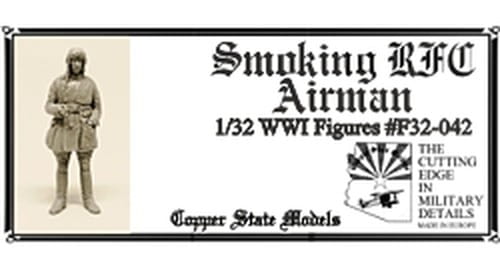 Przejdź do produktu Copper State Models CSM F32042 - 1:32 Smoking RFC Airman WWI Figures