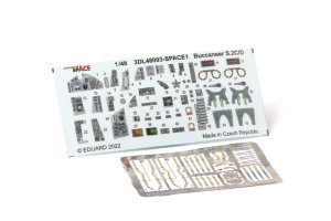 Eduard 3DL48093 - 1:48 Buccaneer S.2C/D Space 3D Decals + PE