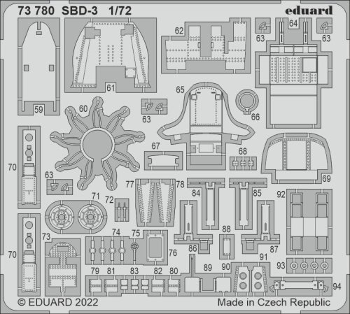 Przejdź do produktu Eduard 73780 - 1:72 SBD-3