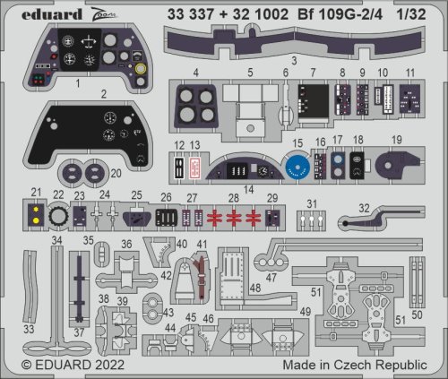 Przejdź do produktu Eduard 33337 - 1:32 Bf 109G-2/4