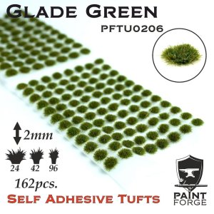 Paint Forge TU0206 - Kępy traw 2 mm x 150 szt - Glade Green