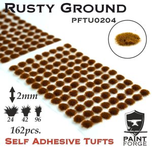 Paint Forge TU0204 - Kępy traw 2 mm x 150 szt - Rusty Ground