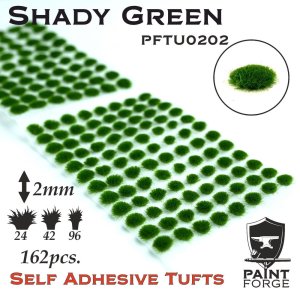 Paint Forge TU0202 - Kępy traw 2 mm x 150 szt - Shady Green