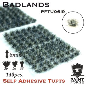 Paint Forge TU0619 - Kępy traw 6 mm x 120 szt - Badlands