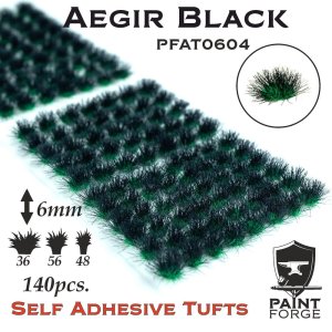 PAINT FORGE AT0604 - Kępy traw 6 mm x 140 szt - Aegir Black
