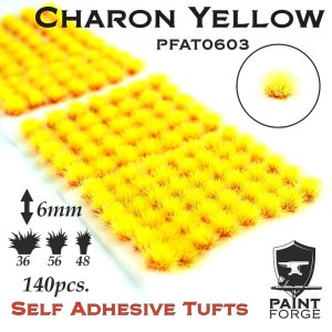 PAINT FORGE AT0603 - Kępy traw 6 mm x 140 szt - Charon Yellow