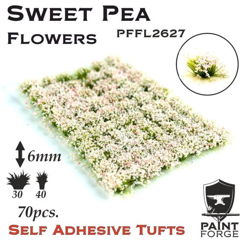 Przejdź do produktu PAINT FORGE FL2627 - Kępy kwiatów 6 mm x 50 szt - Sweet Pea Flowers