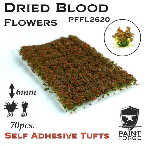 Przejdź do produktu PAINT FORGE FL2620 - Kępy kwiatów 6 mm x 50 szt - Dried Blood Flowers